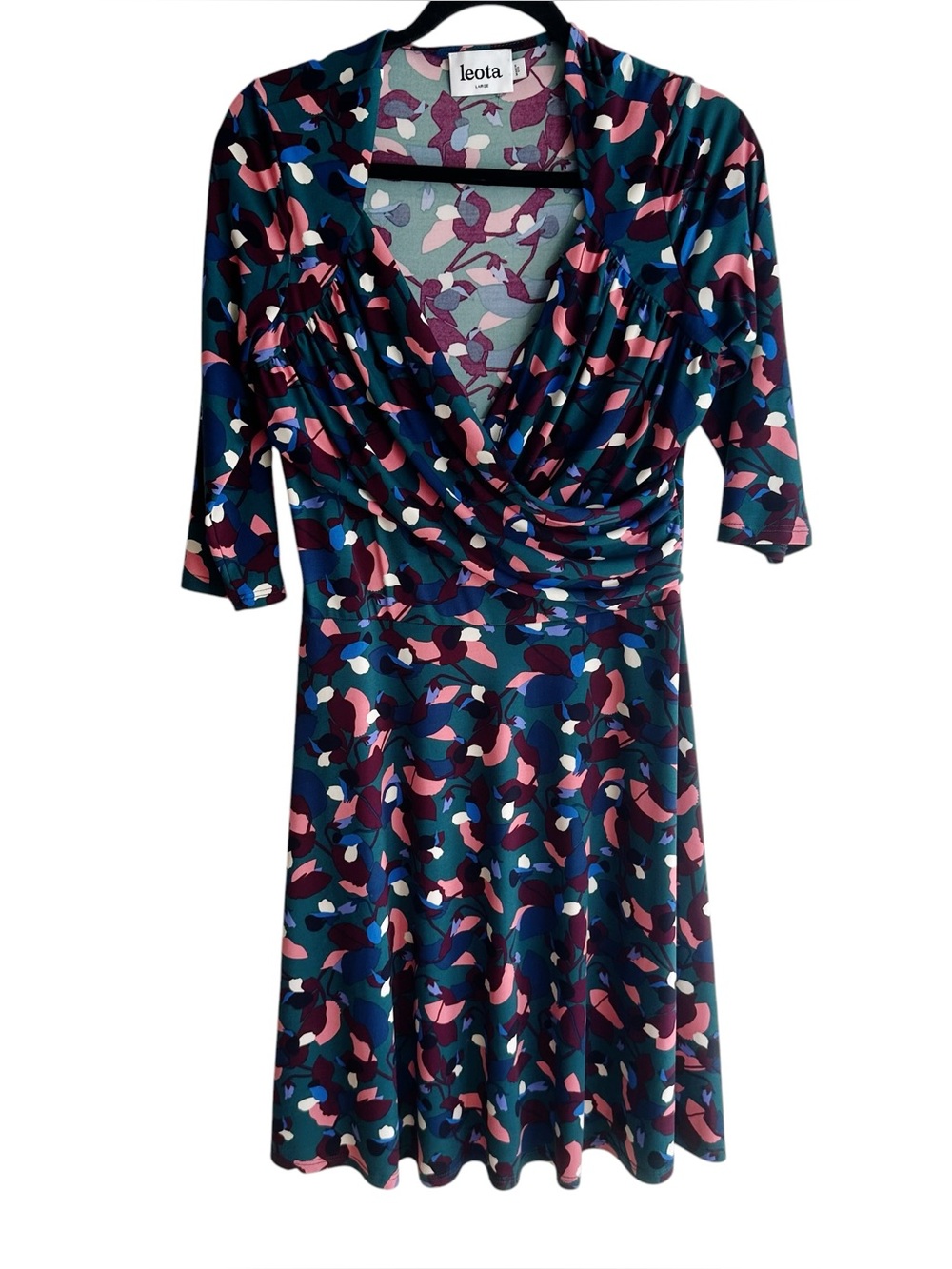 Leota Stitch Fix Noleena Faux Wrap Jersey Dress